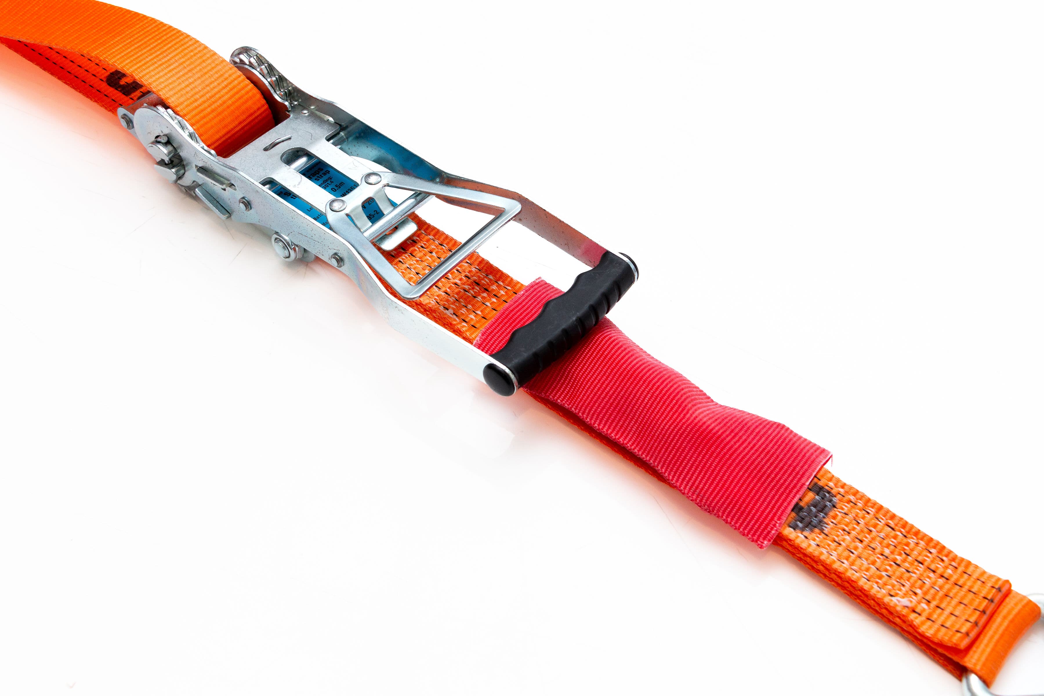 The BOA Strap — 25mm × 6m ratchet mechanism with orange webbing