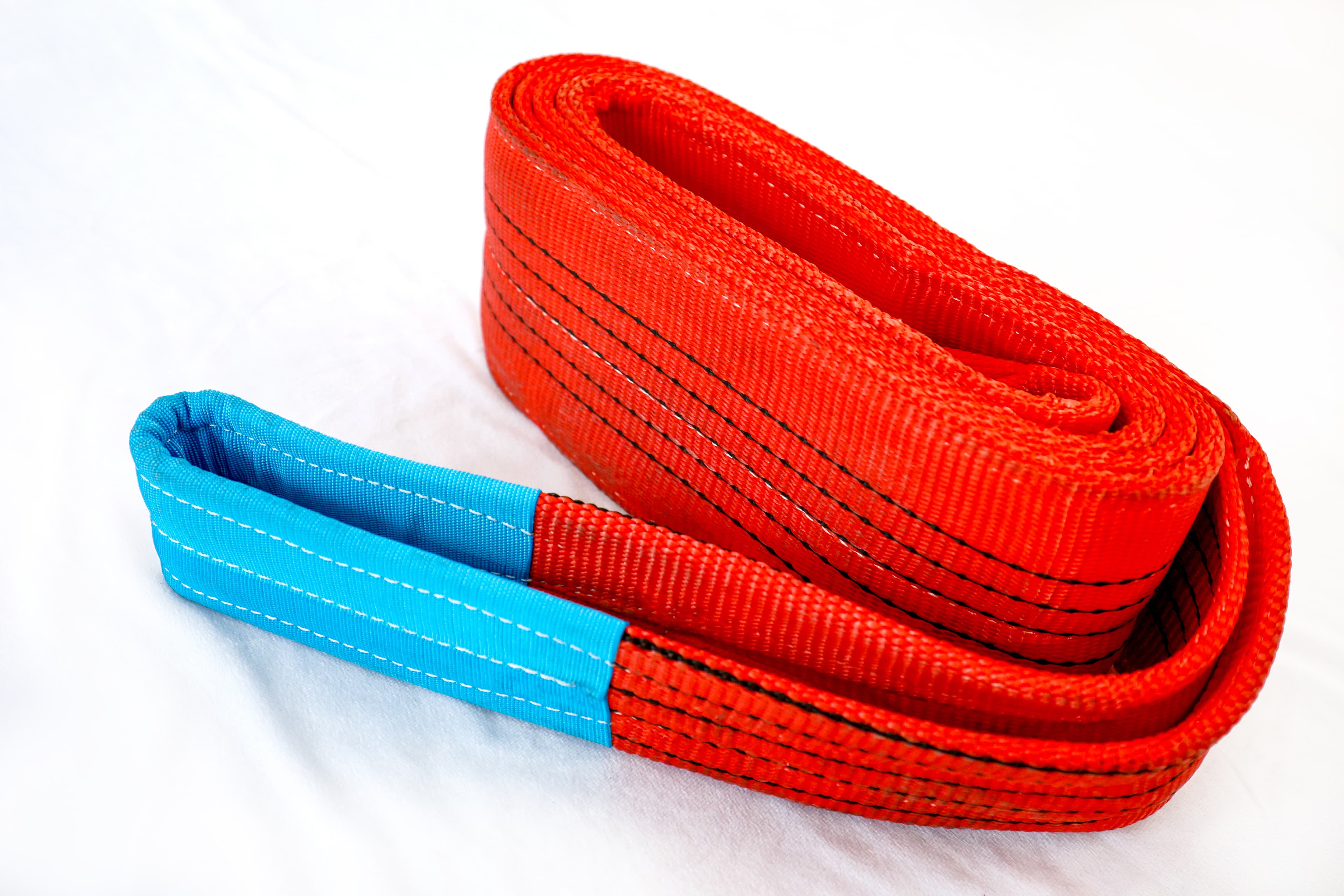 Flat webbing sling — 5 tonne red