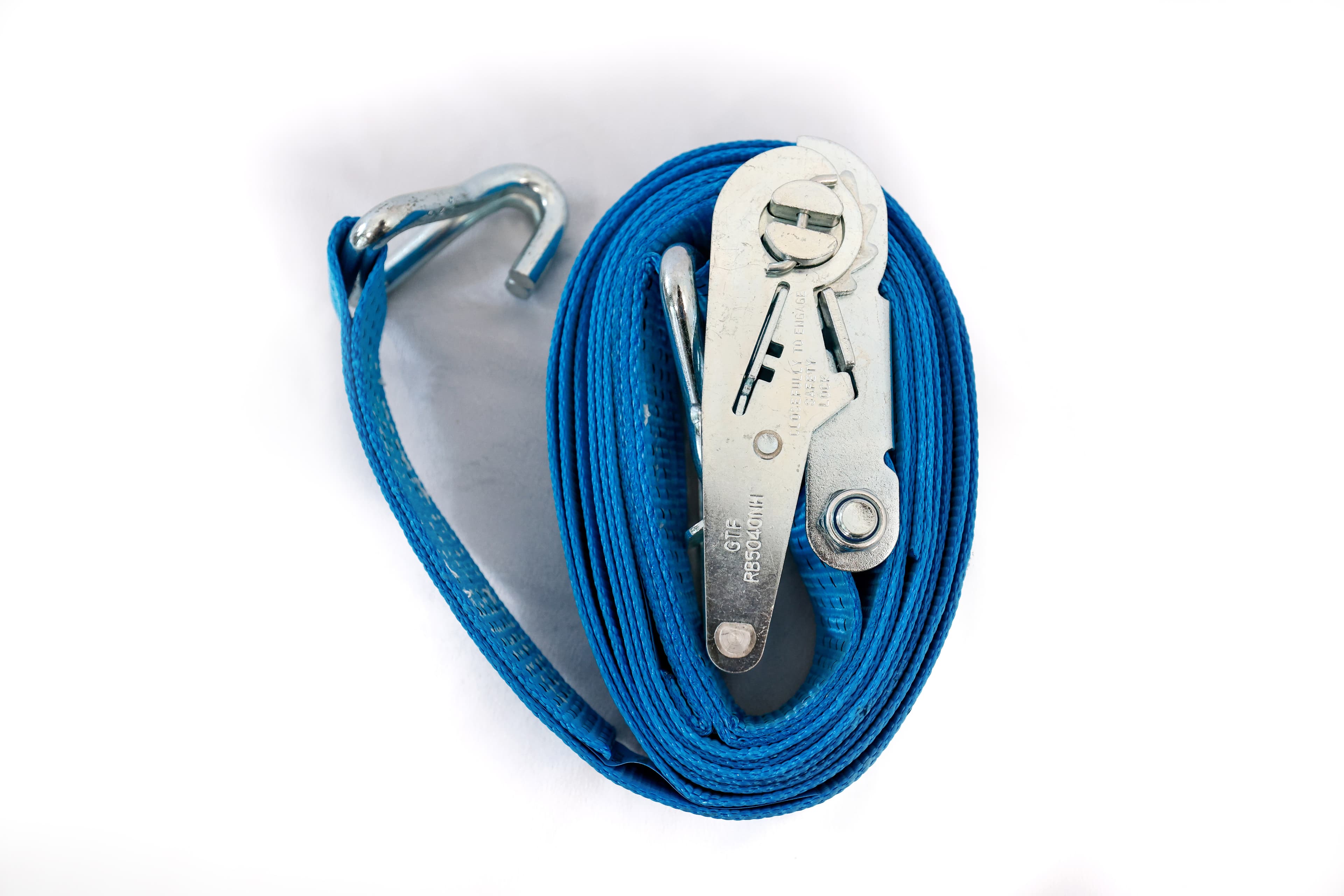 25mm × 6m ratchet strap with claw hook